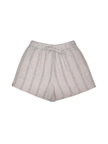 SHORT COM PADRONAGEM EM LISTRAS, BOLSOS FACA E CORDÃO AJUSTÁVEL BIAMAR 12022