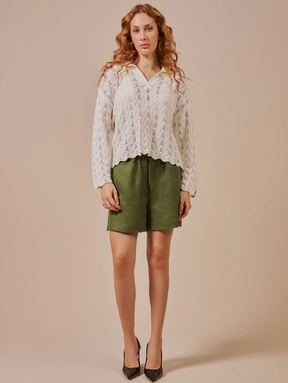 Blusa polo em ponto leque Biamar 12555