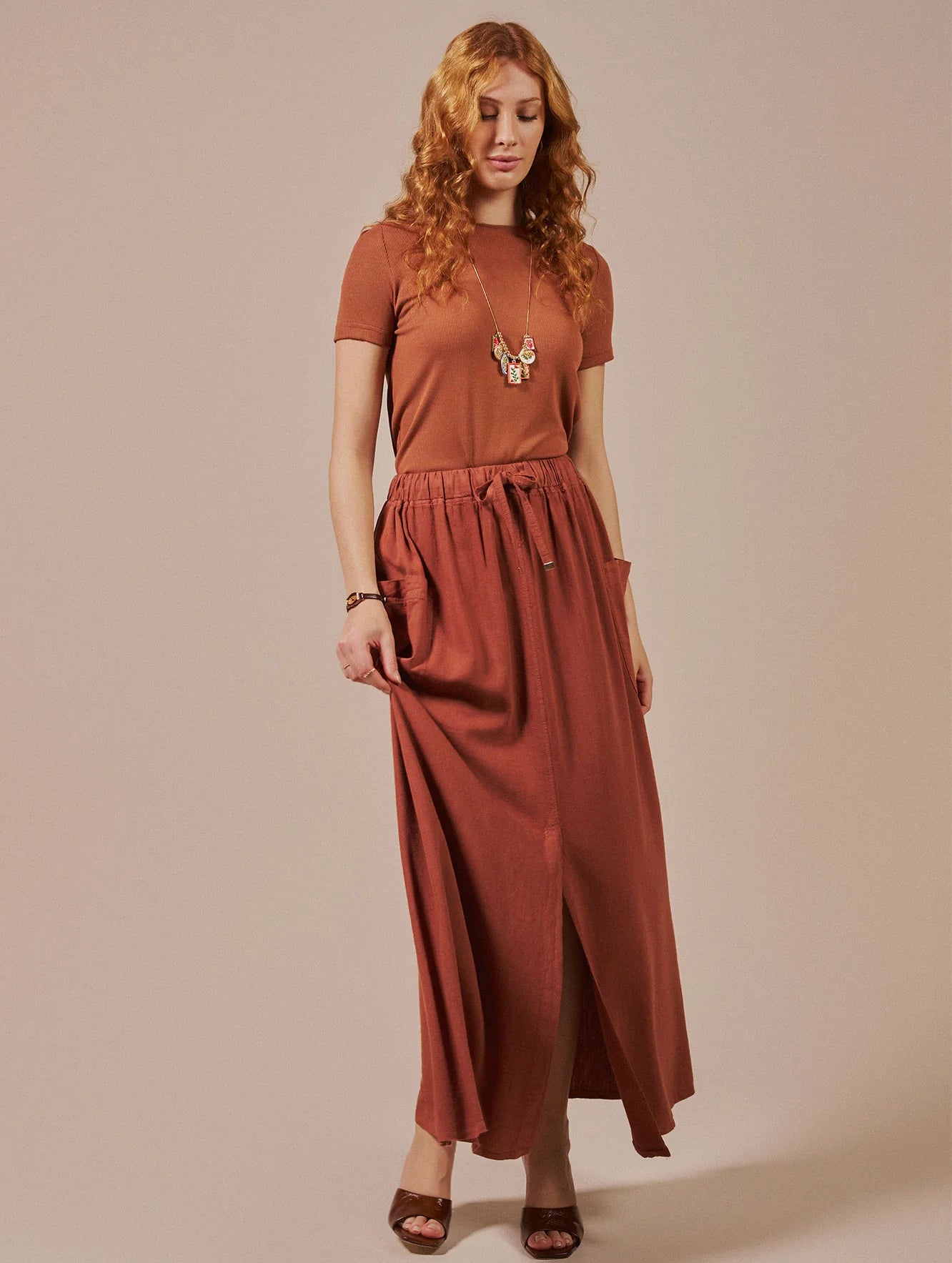 Blusa canelada Biamar 12303