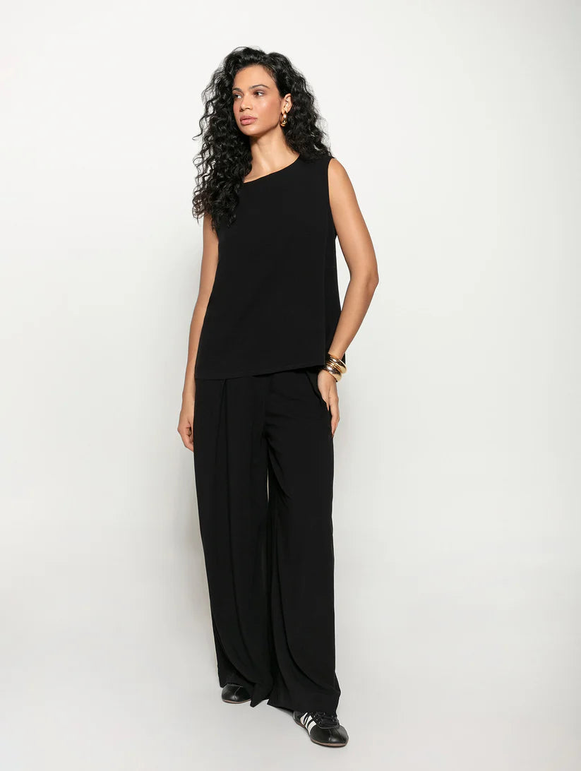 CALÇA PANTALONA COM PREGAS E BOLSOS FACA BIAMAR 12045